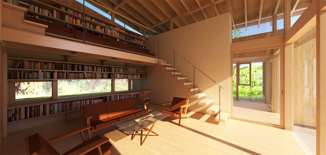 伊豆の家, エイチ・アンド一級建築士事務所 H& Architects & Associates エイチ・アンド一級建築士事務所 H& Architects & Associates Scandinavian style living room