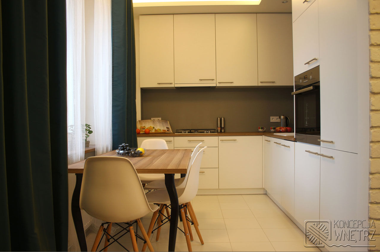 Mieszkanie na Starej Ochocie, Koncepcja Wnętrz Koncepcja Wnętrz Modern kitchen