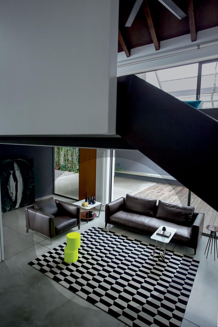 Living Bowie 1-b Alberta Pacific Furniture غرفة المعيشة sofa,leather,leather sofa,leather armchair,design,side table,coffee table