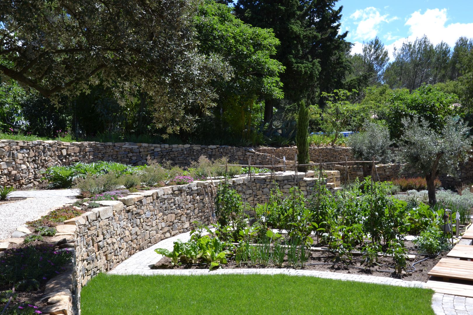 Le jardin des rachalans, Archivert Archivert Mediterraner Garten