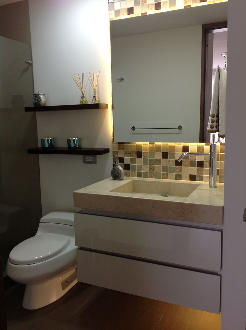 Baños, ea interiorismo ea interiorismo Modern bathroom Marble