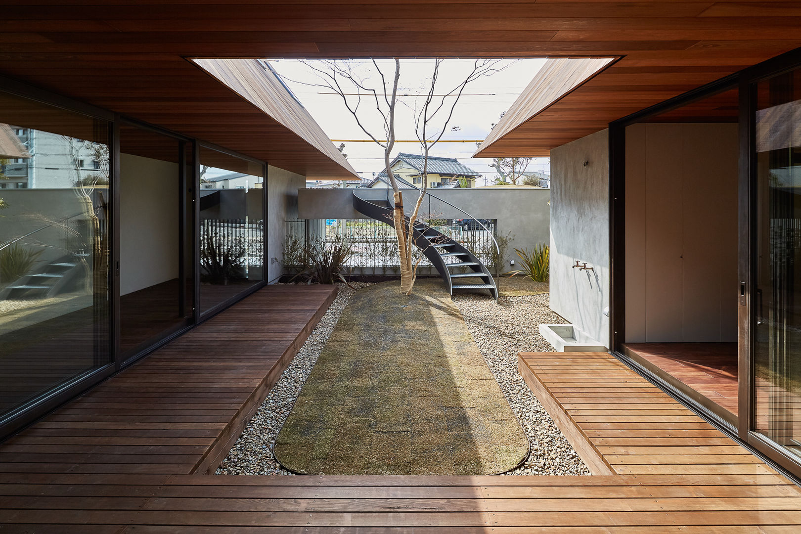 SHIMA, 武藤圭太郎建築設計事務所 武藤圭太郎建築設計事務所 Jardines de estilo moderno