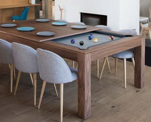 homify غرفة السفرة خشب Wood effect pool table,Tables