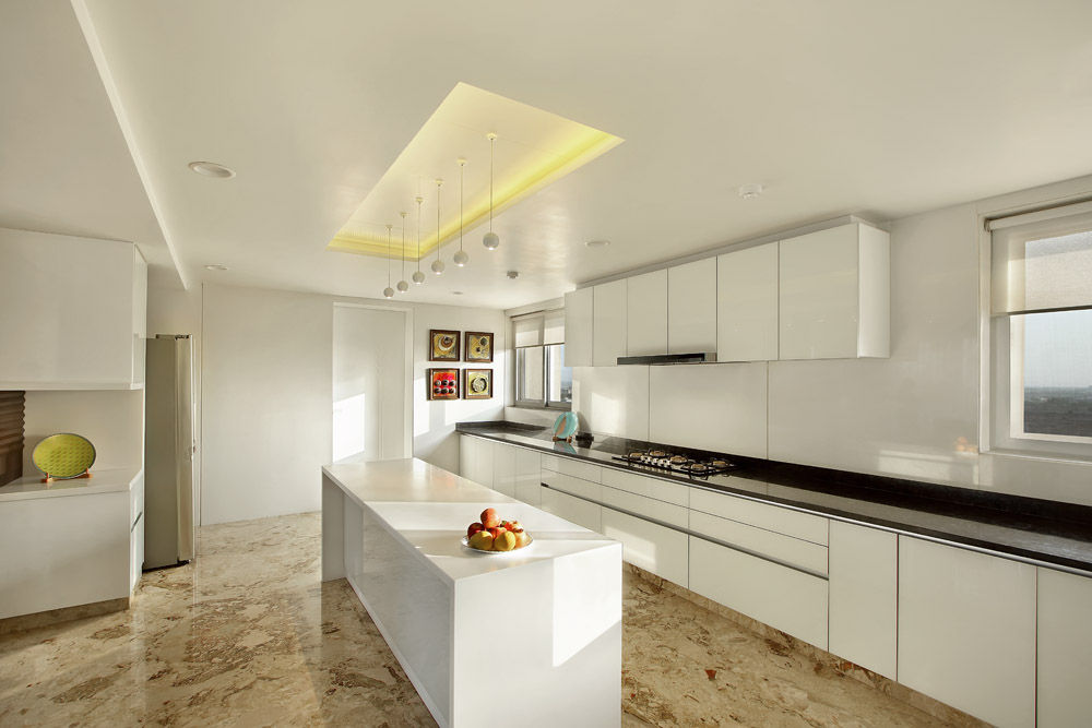 Nikhil patel residence, Dipen Gada & Associates Dipen Gada & Associates Cucina moderna