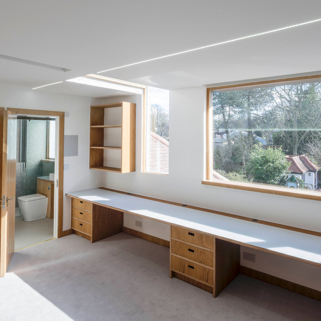 Finchley loft conversion, Satish Jassal Architects Satish Jassal Architects مكتب عمل أو دراسة