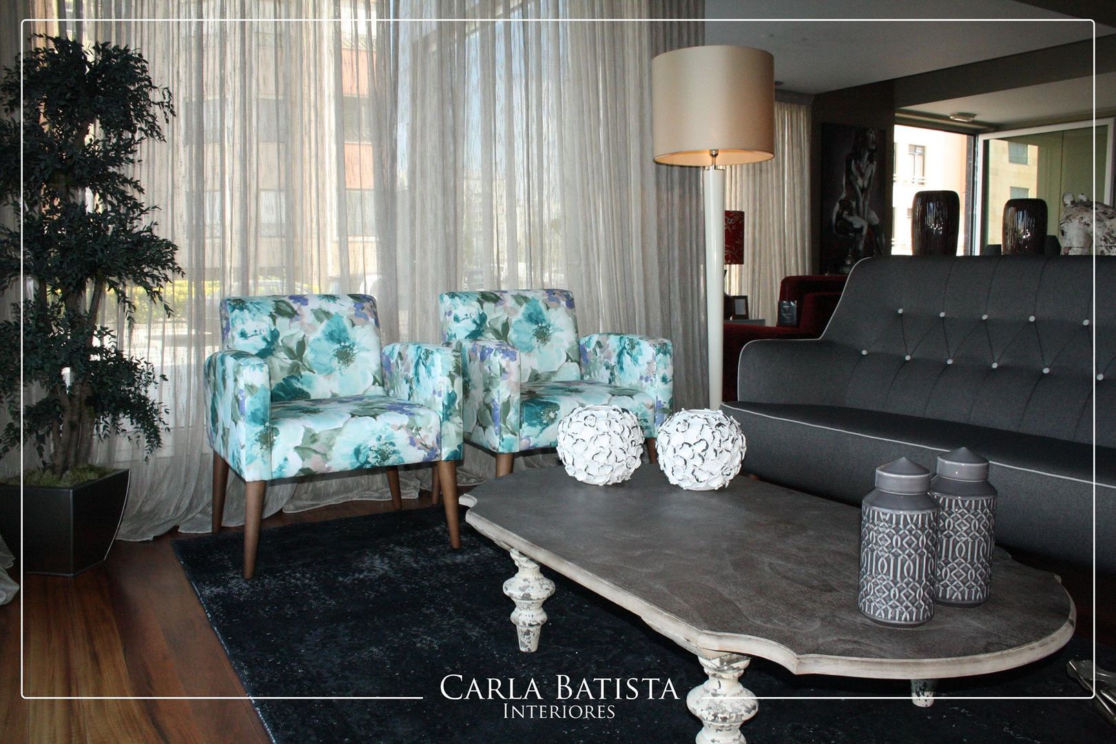 Carla Baptista, Carla Batista Interiores Carla Batista Interiores Modern living room