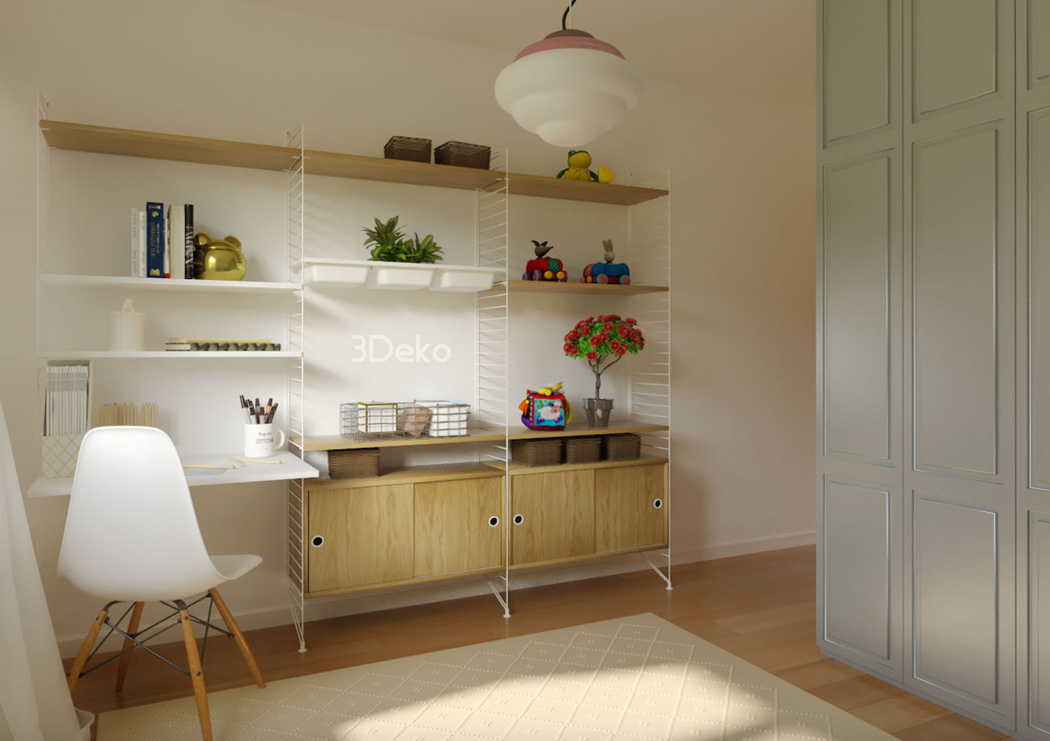 Habitación infantil homify Dormitorios infantiles escandinavos