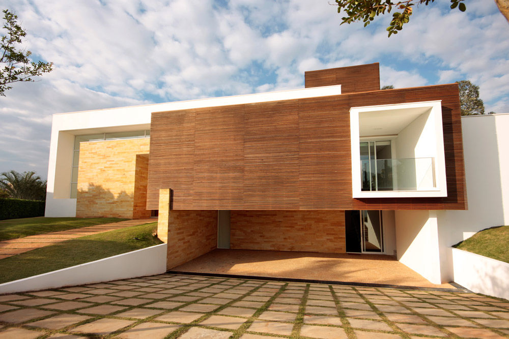 Residencia PG, F:POLES ARQUITETOS ASSOCIADOS F:POLES ARQUITETOS ASSOCIADOS Casas modernas