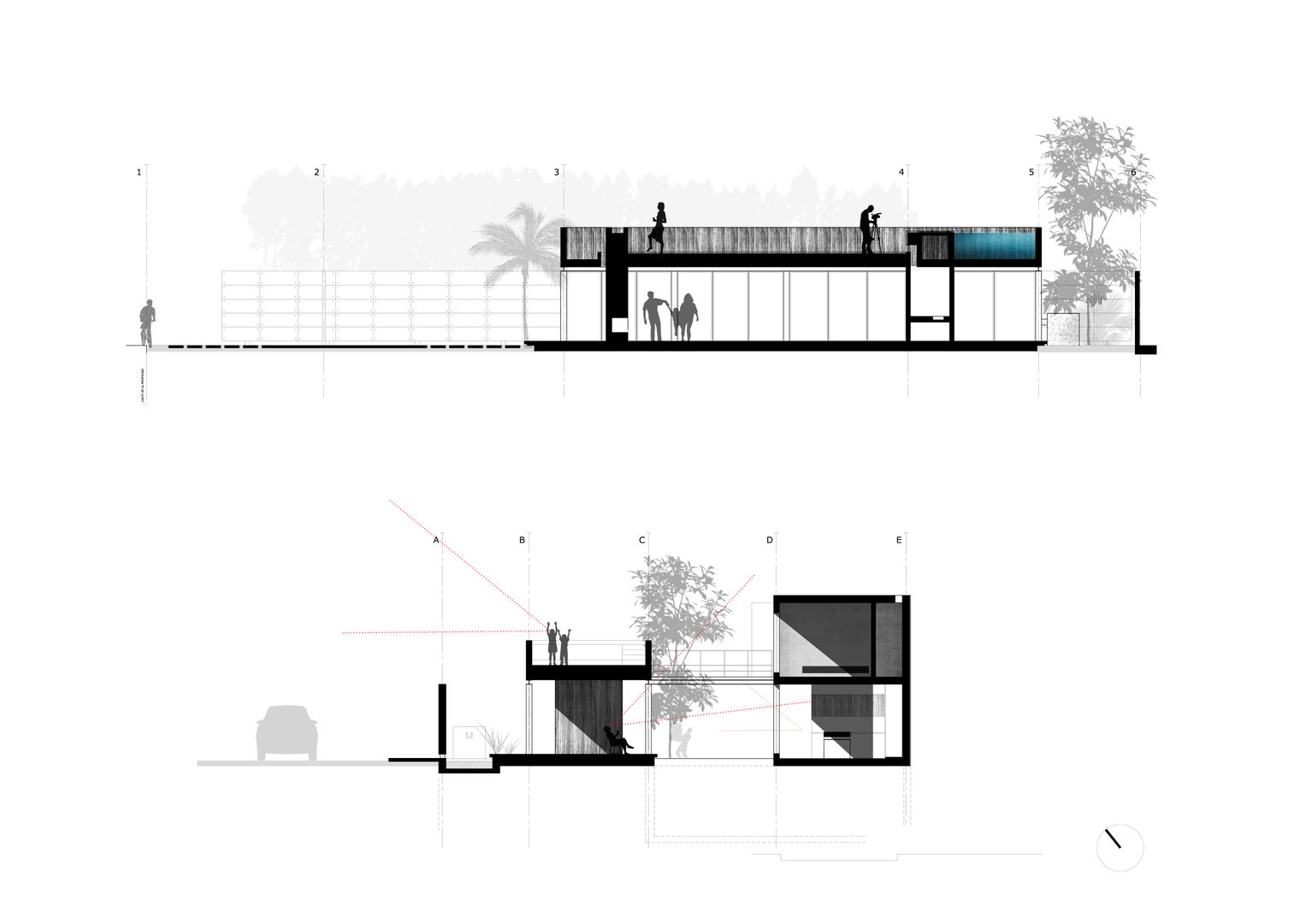 в современный. Автор – NIKOLAS BRICEÑO arquitecto, Модерн