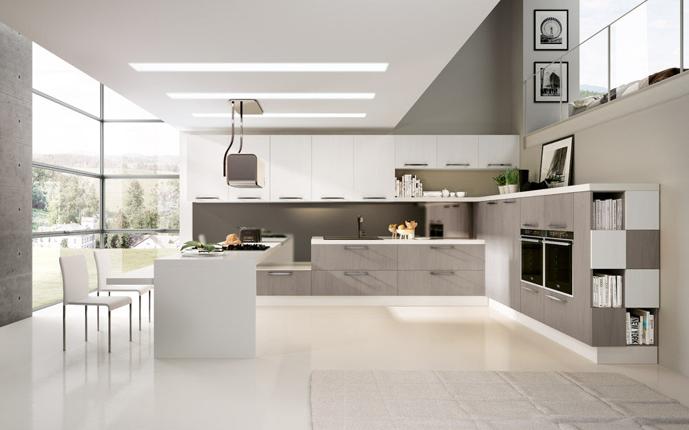 Modello Asia, DIEMME CUCINE S.r.l. DIEMME CUCINE S.r.l. Cozinhas modernas