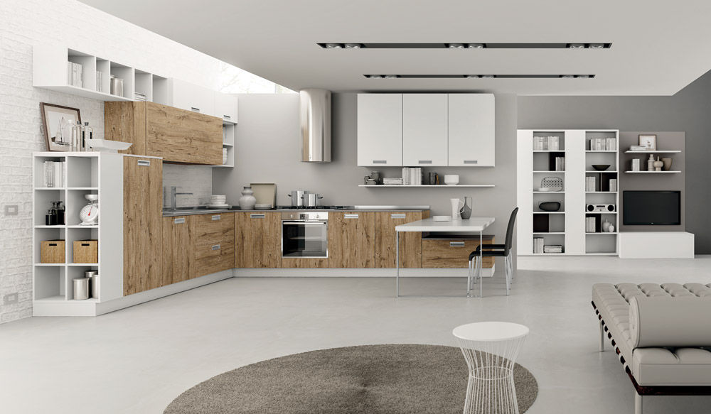 Modello Smart, DIEMME CUCINE S.r.l. DIEMME CUCINE S.r.l. Cocinas de estilo moderno