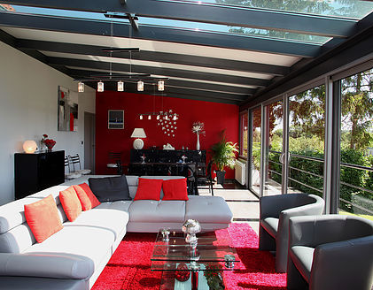 veranda, MDR createur d'espace MDR createur d'espace Modern living room
