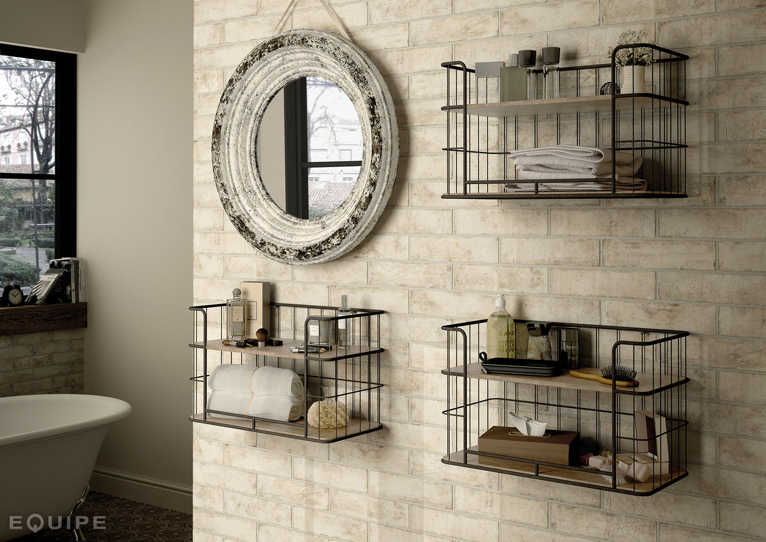 Brick City 10x20 homify Baños de estilo moderno