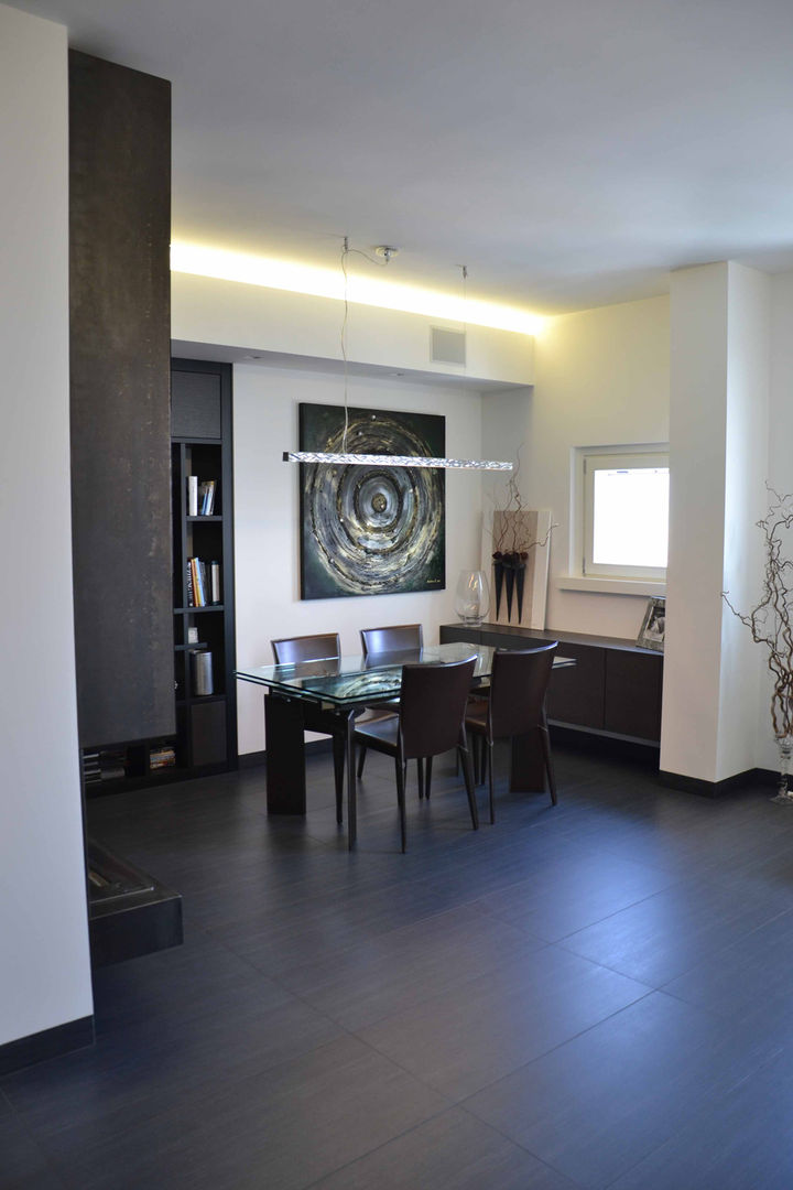 Appartamento Milano Naviglio , DCA Studio - Davide Carelli Architetto DCA Studio - Davide Carelli Architetto Modern living room