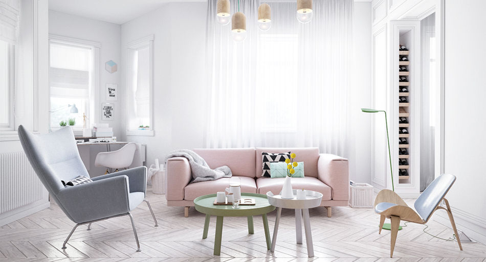 homify Scandinavian style living room