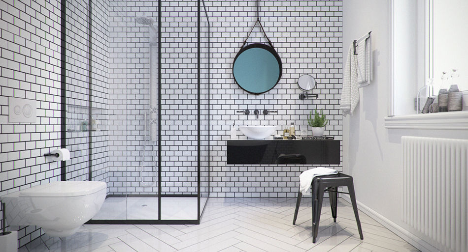 homify Baños de estilo escandinavo