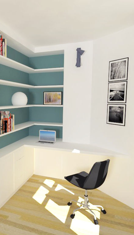 Emilie Lagrange Modern study/office