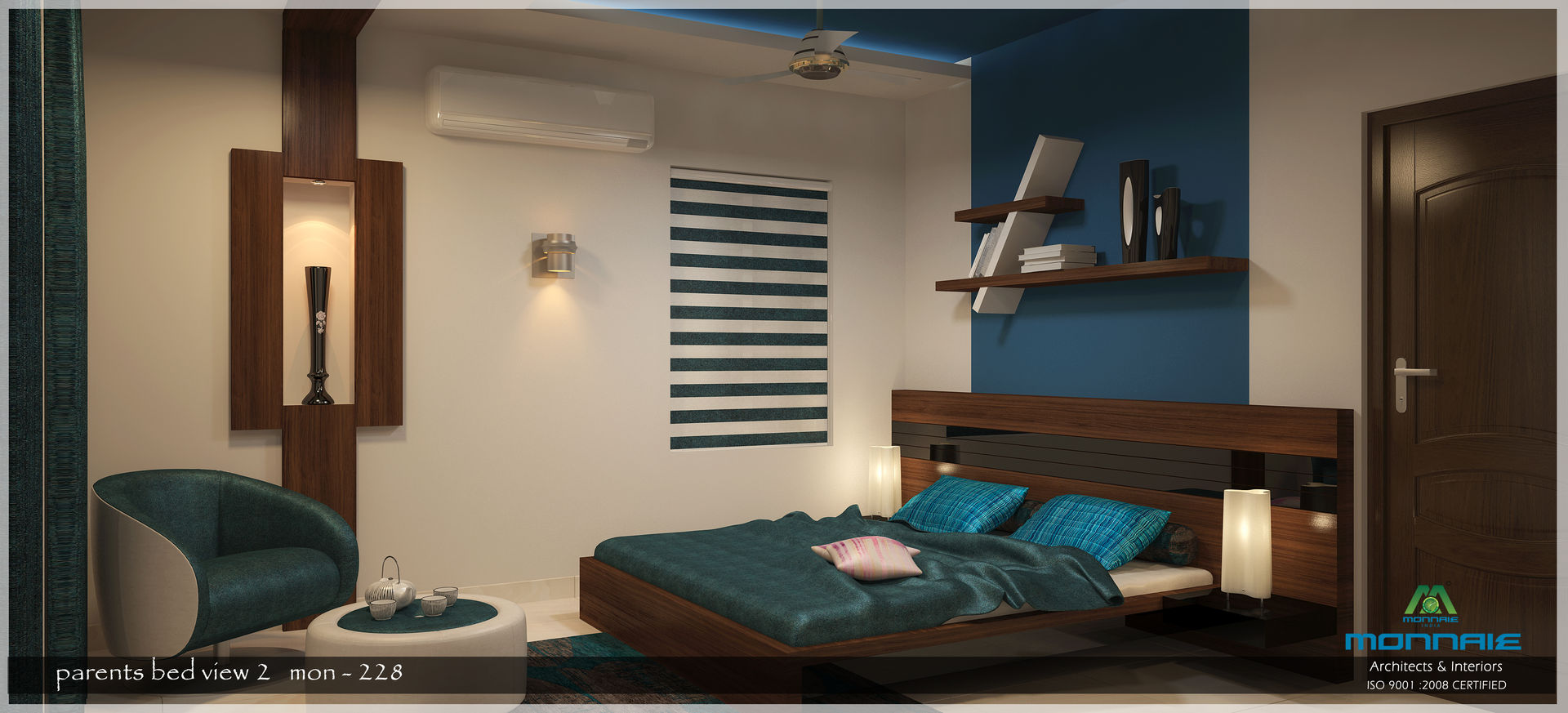 Contemporary Interior Design, Premdas Krishna Premdas Krishna Chambre moderne