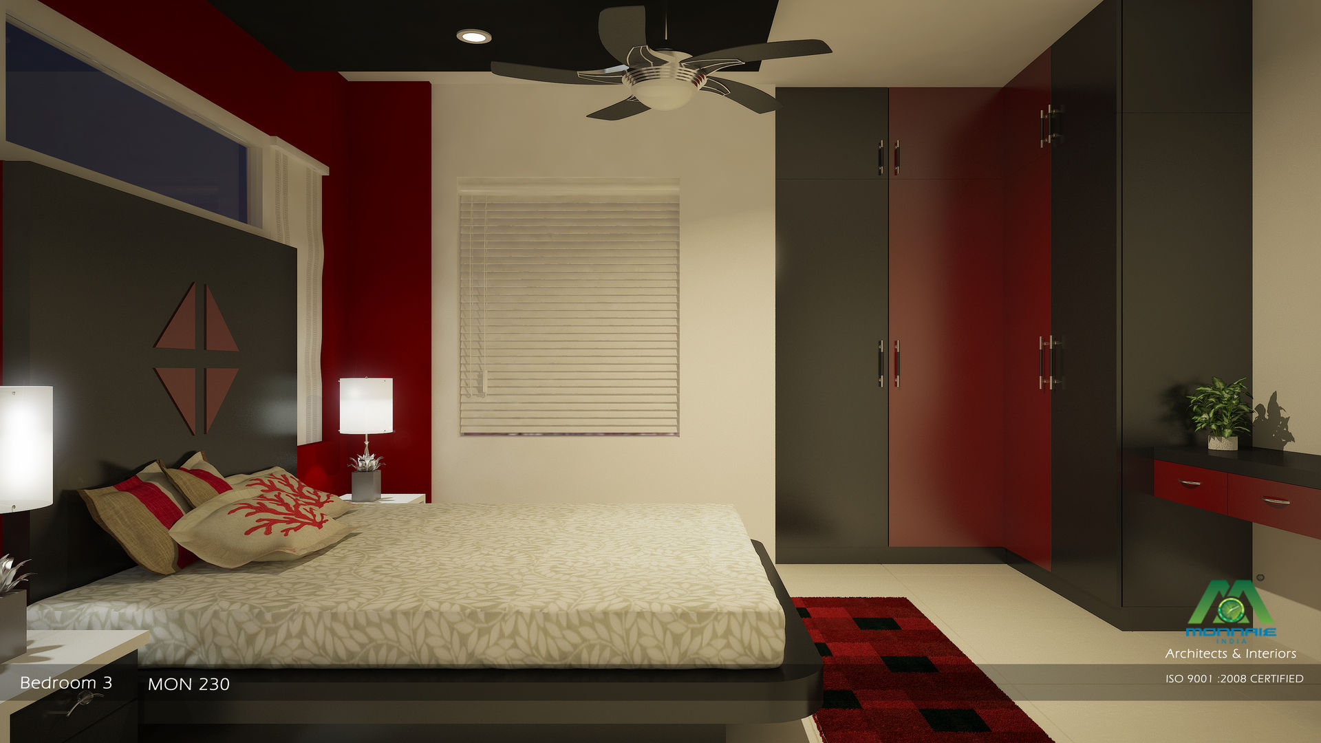 Modern Contemporary Interior Design, Premdas Krishna Premdas Krishna غرفة نوم