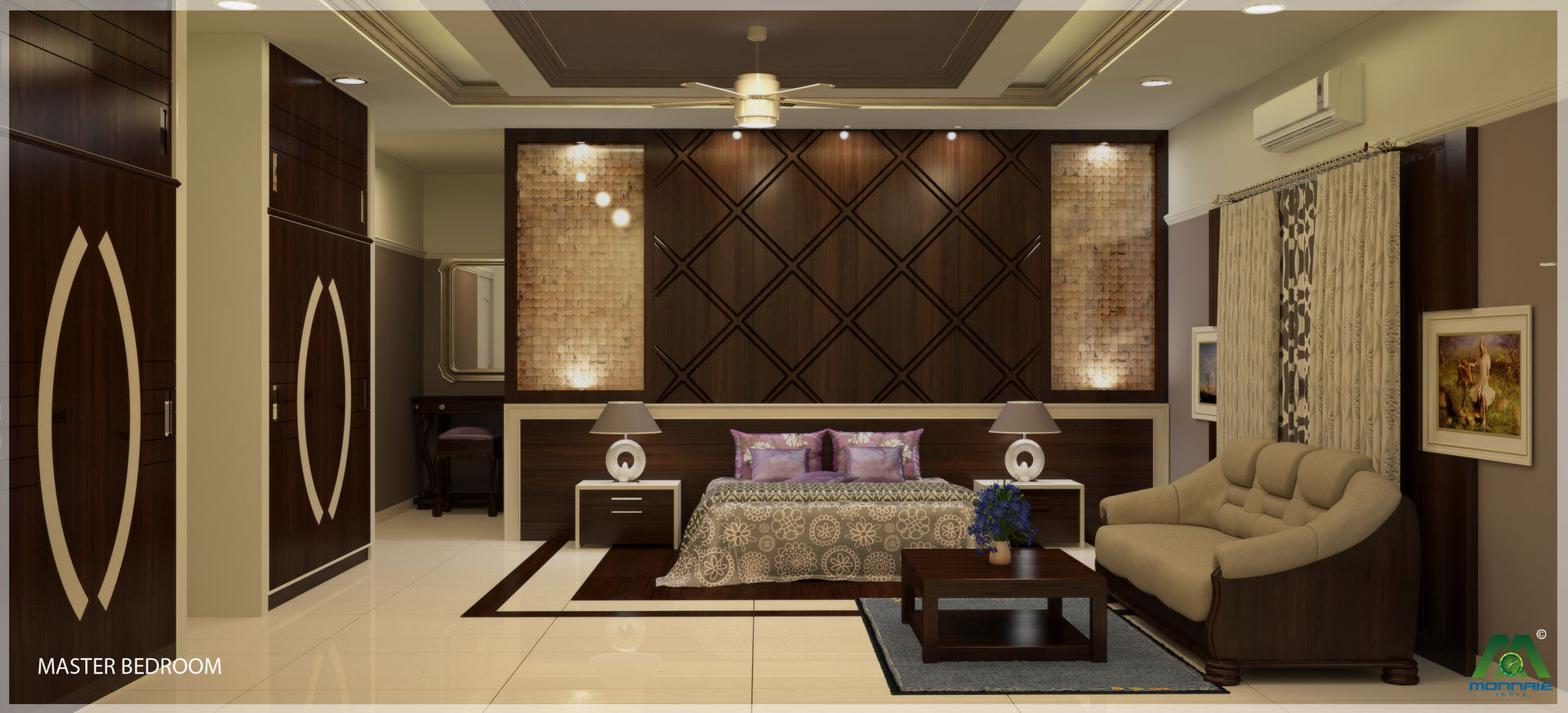 Magic in interiors with Indian contemporary design, Premdas Krishna Premdas Krishna غرفة نوم