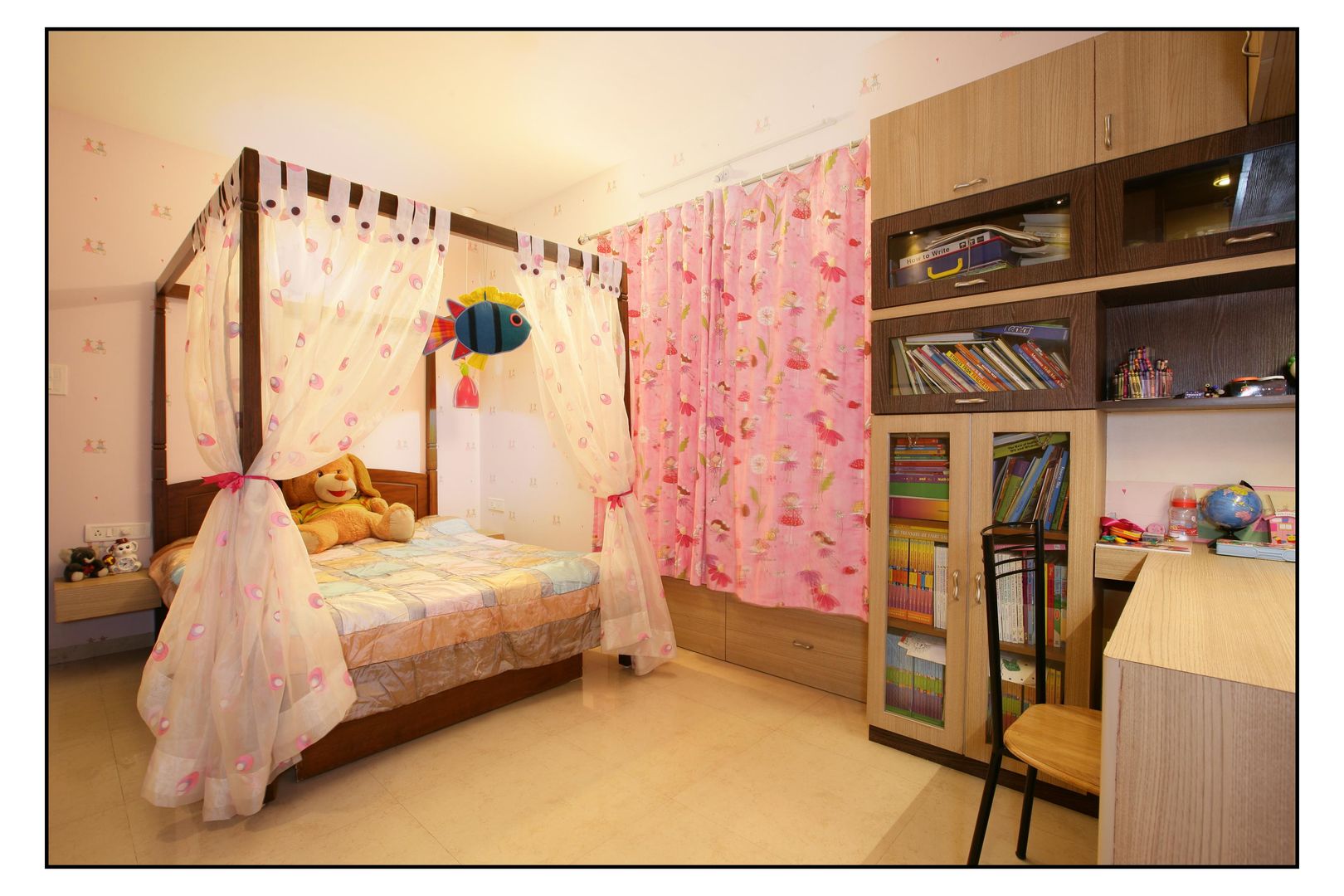 The Pink Room for their Daughter Navmiti Designs Modern Bedroom