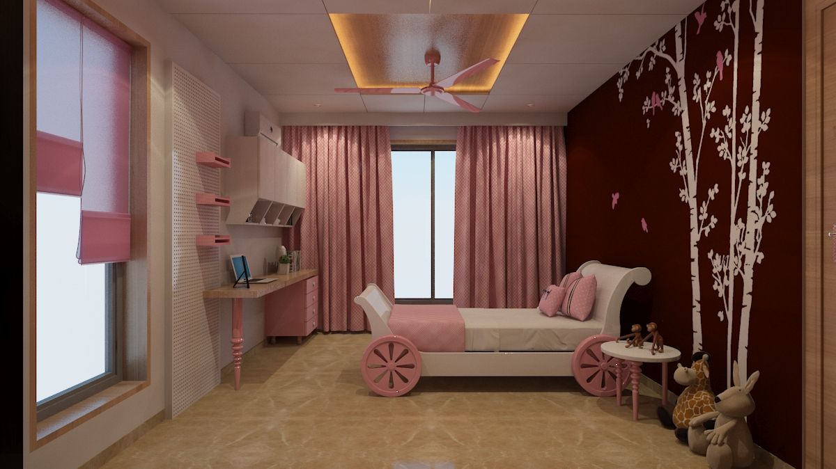 DR. BHAVESHBHAI CHUAHAN RESIDENCE, INCEPT DESIGN SERVICES INCEPT DESIGN SERVICES Modern style bedroom