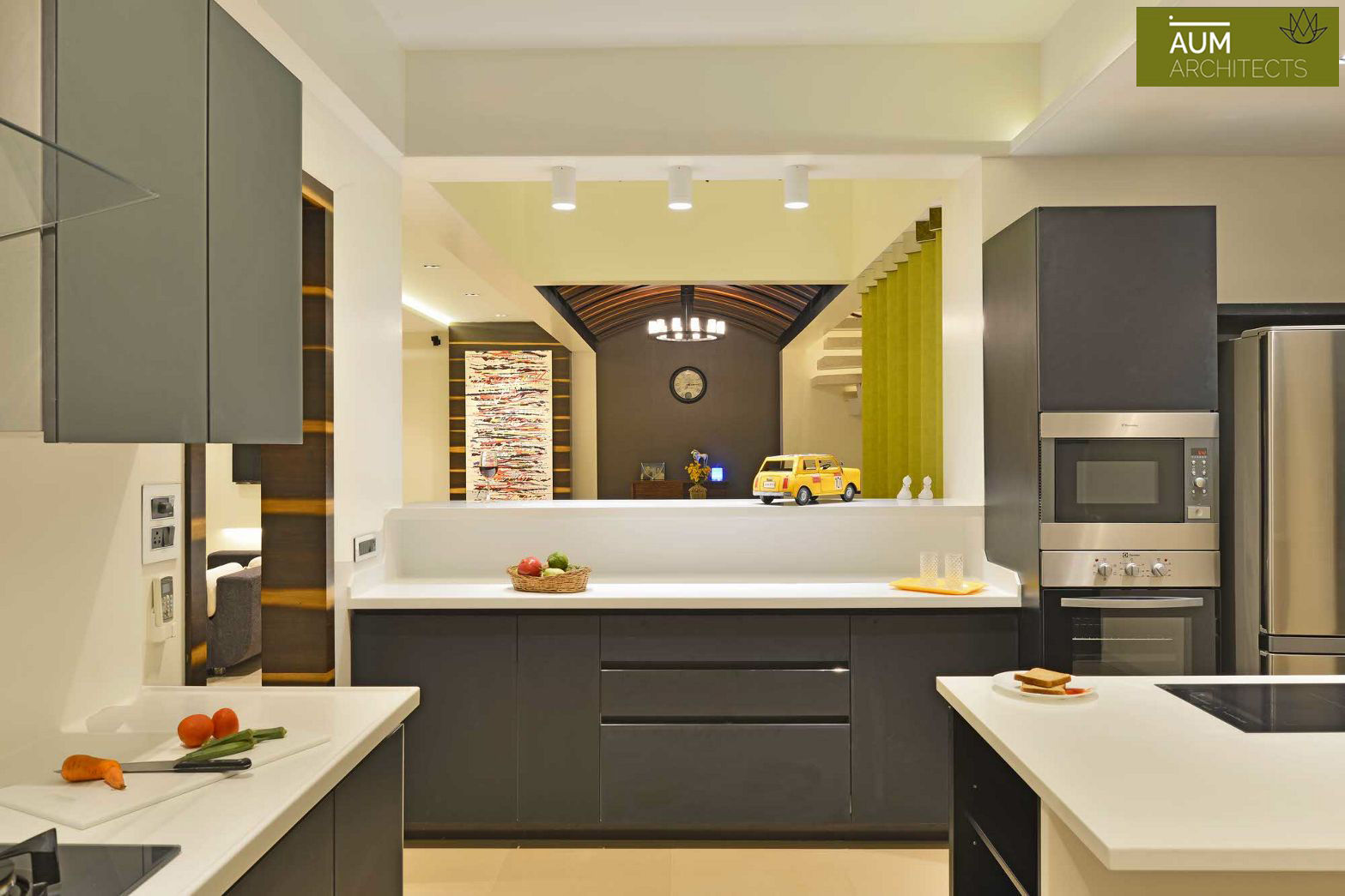 homify Modern kitchen Glass