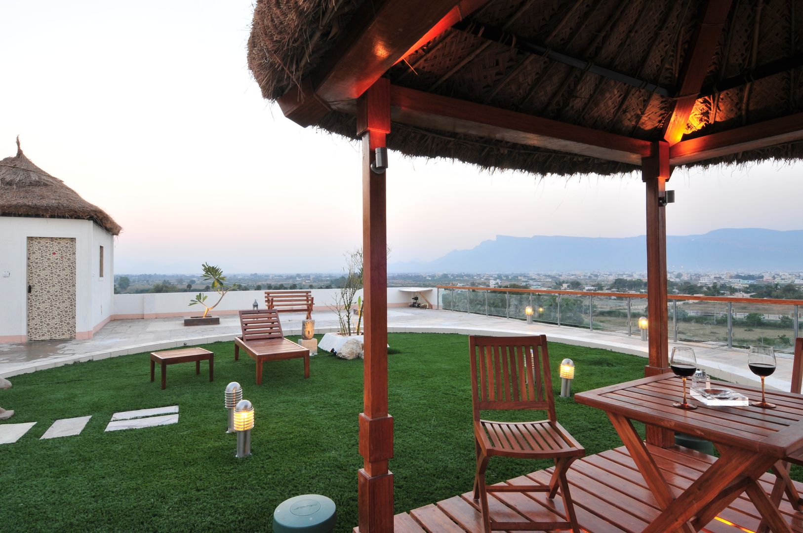 homify Asian style balcony, veranda & terrace Wood Wood effect