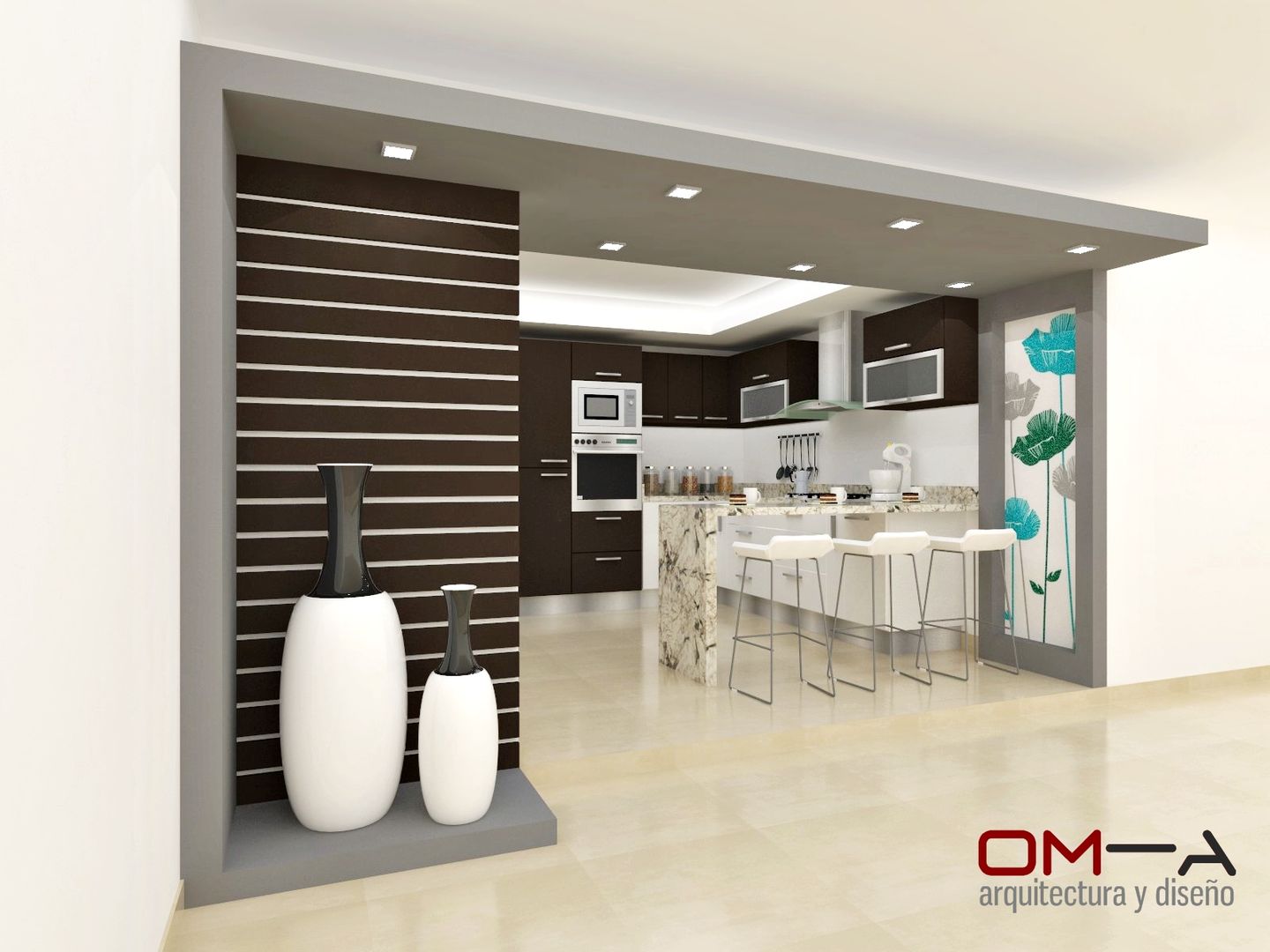 Diseño de cocina, om-a arquitectura y diseño om-a arquitectura y diseño 廚房