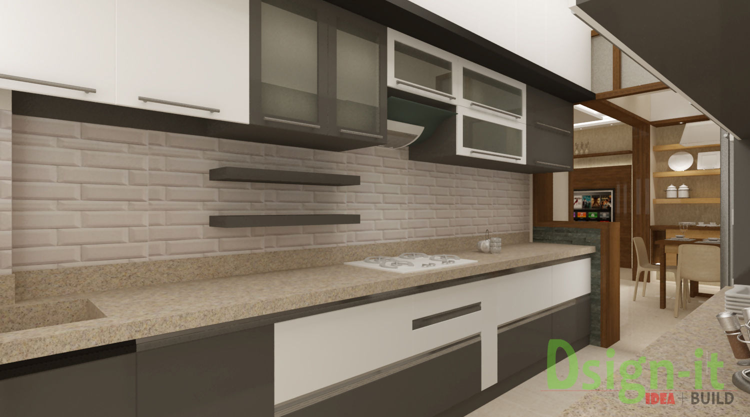 PROJECT-1 ( MR. Sunil , HSR LAYOUT ), Dsign-it Dsign-it Asian style kitchen