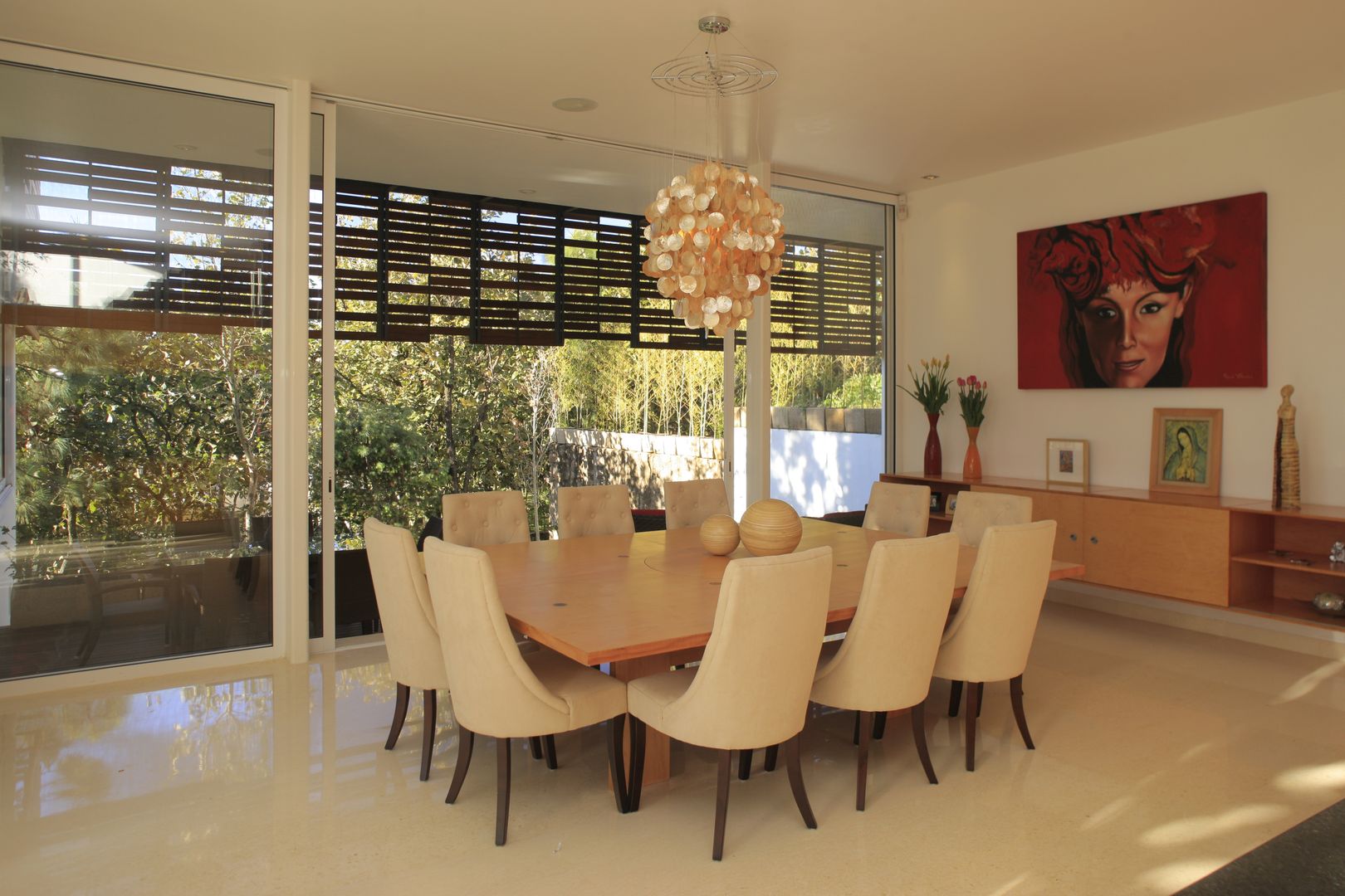 Casa Azpeytia, Echauri Morales Arquitectos Echauri Morales Arquitectos Minimalist dining room