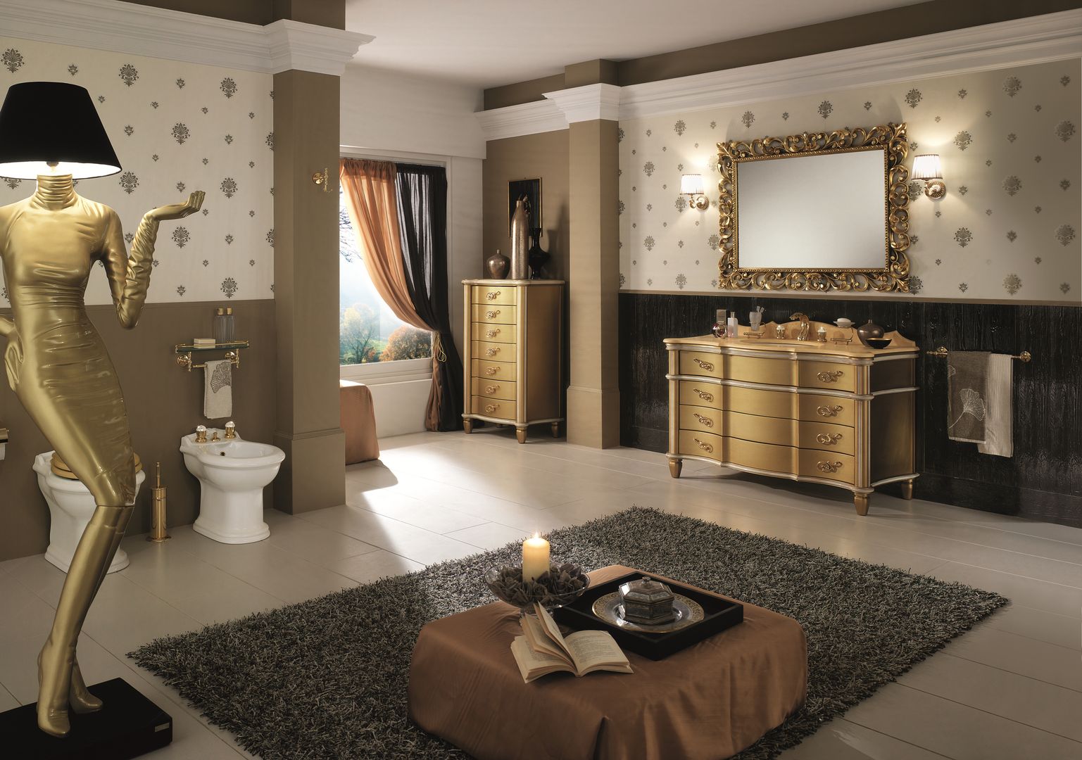 Коллекция TIFFANY, BAGNO PIU' ITALIA BAGNO PIU' ITALIA 浴室 木頭 Wood effect 座椅