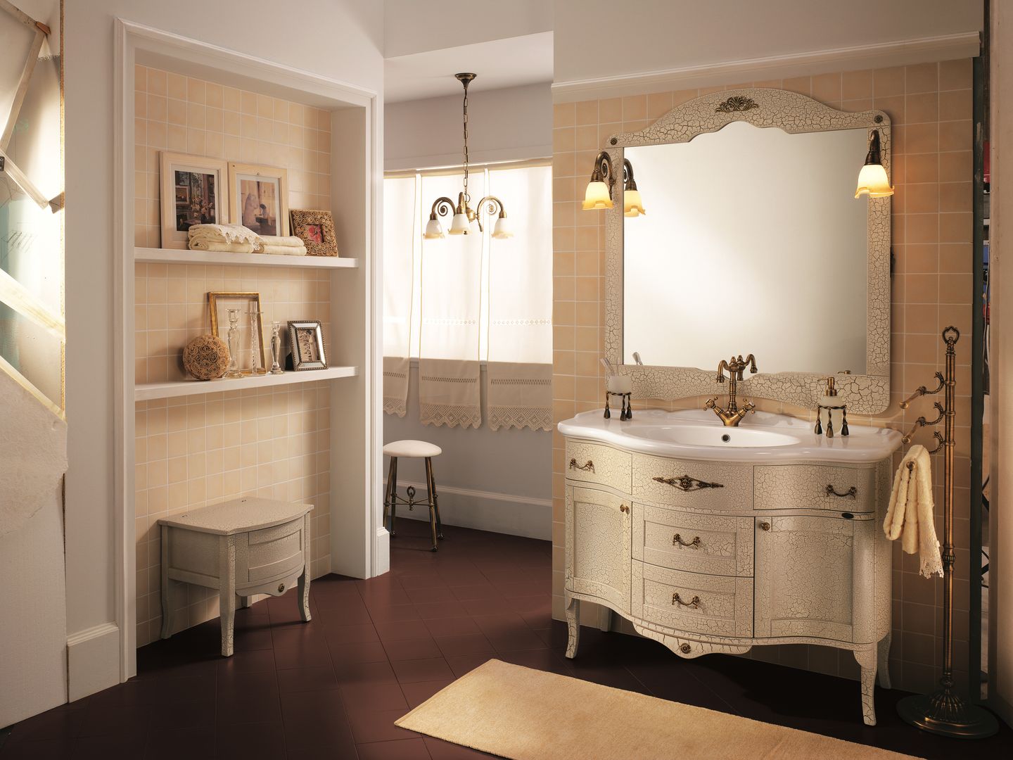 КОЛЛЕКЦИЯ PALLADIO, BAGNO PIU' ITALIA BAGNO PIU' ITALIA ห้องน้ำ ไม้ Wood effect เก้าอี้