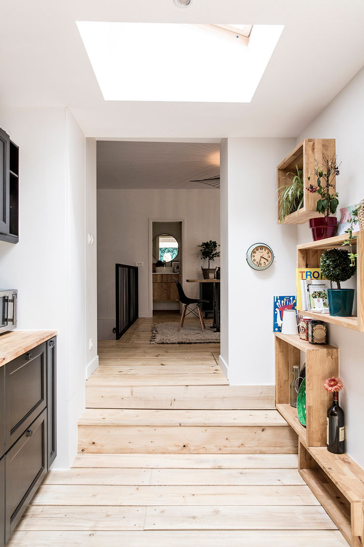 Rénovation d'une maison de ville à Boulogne Billancout, Olivier Stadler Architecte Olivier Stadler Architecte Modern style kitchen