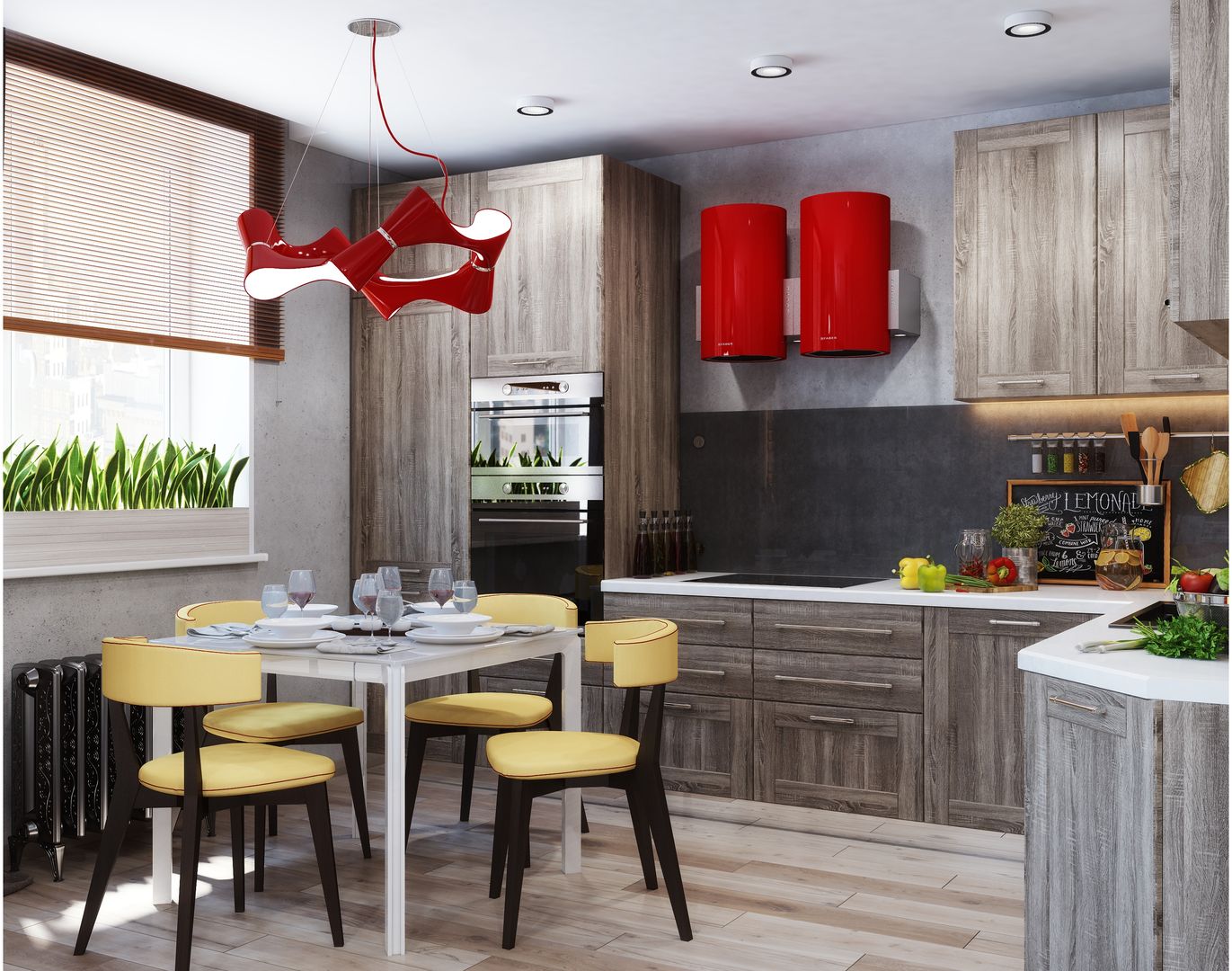 Краски мегаполиса - 1, Студия дизайна ROMANIUK DESIGN Студия дизайна ROMANIUK DESIGN Kitchen