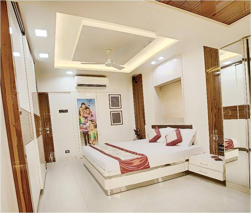 2BHK RESIDENCE, HK ARCHITECTS HK ARCHITECTS Modern style bedroom