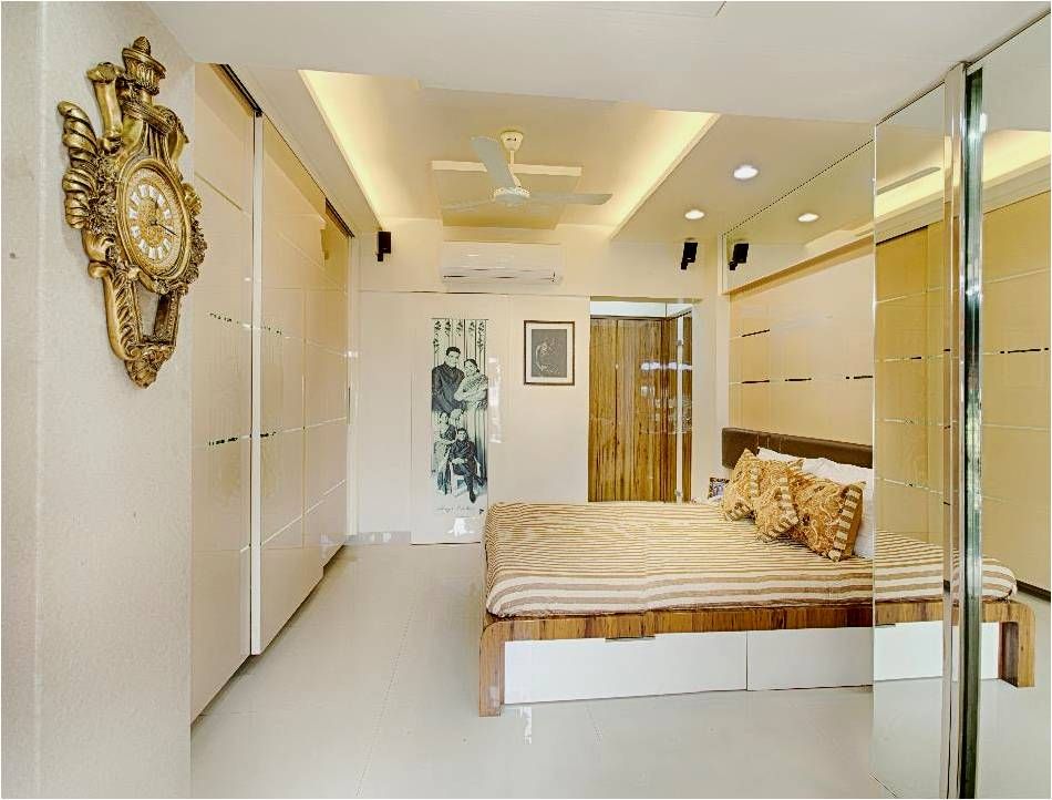 2BHK RESIDENCE, HK ARCHITECTS HK ARCHITECTS モダンスタイルの寝室