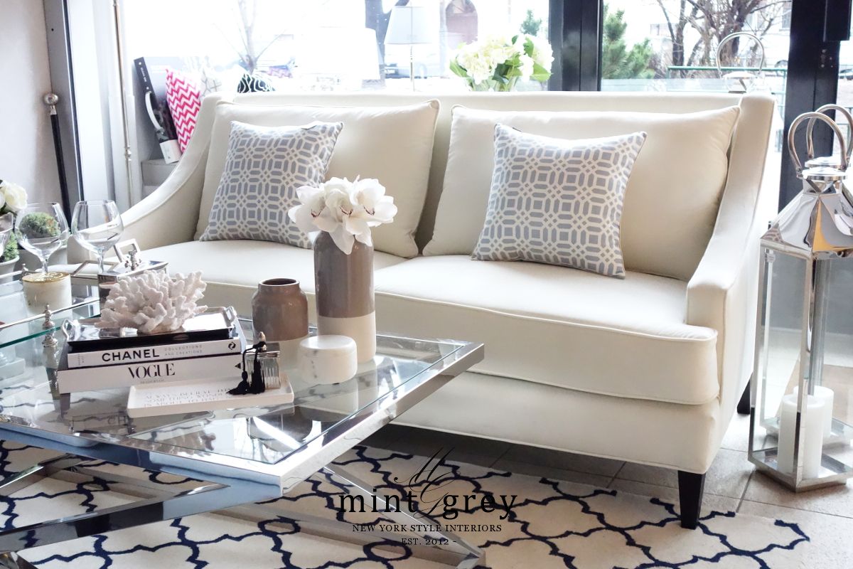 Hamptons Style, Mint Grey Mint Grey Klassische Wohnzimmer Accessoires und Dekoration