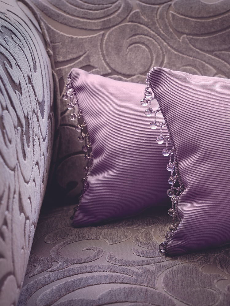 Decorative cushions Decoración Andalusí Textil & Tapicería Akdeniz Yatak Odası Tekstil Altın Sarısı Tekstil Ürünleri