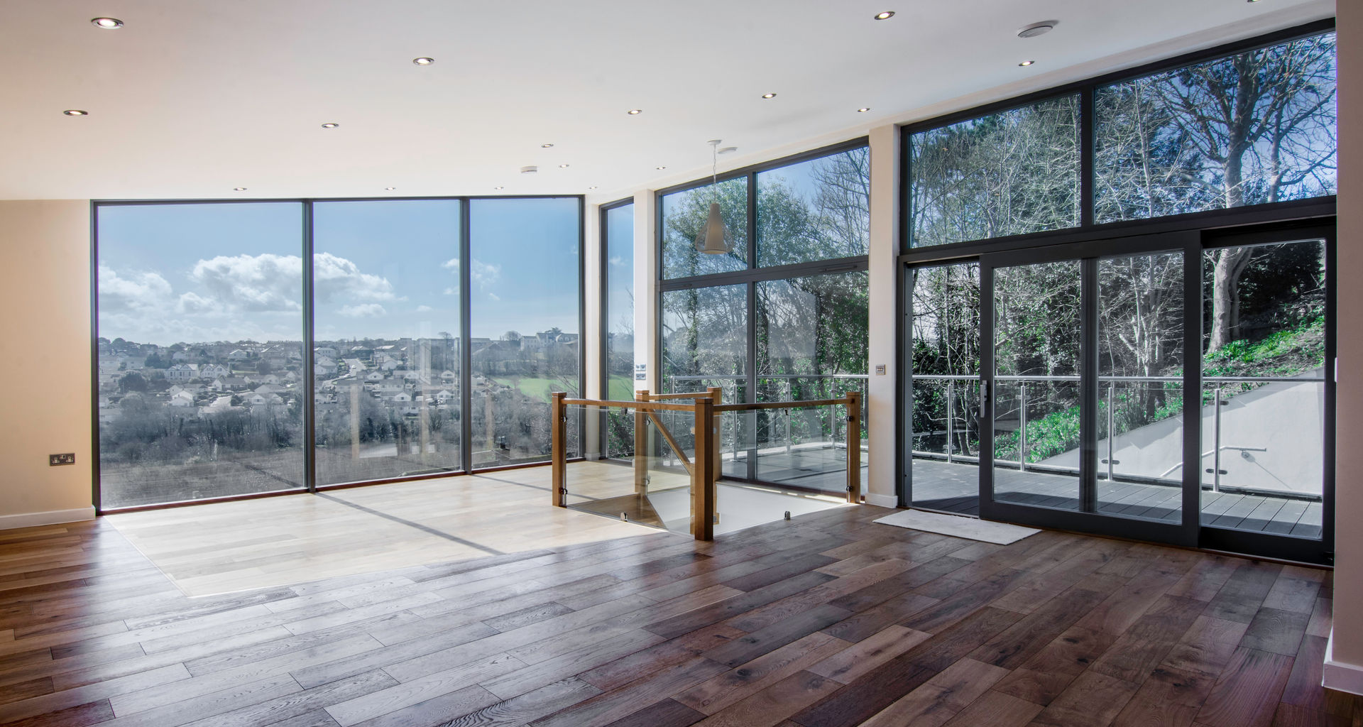 Mallards View, Devon Trewin Design Architects Livings de estilo moderno