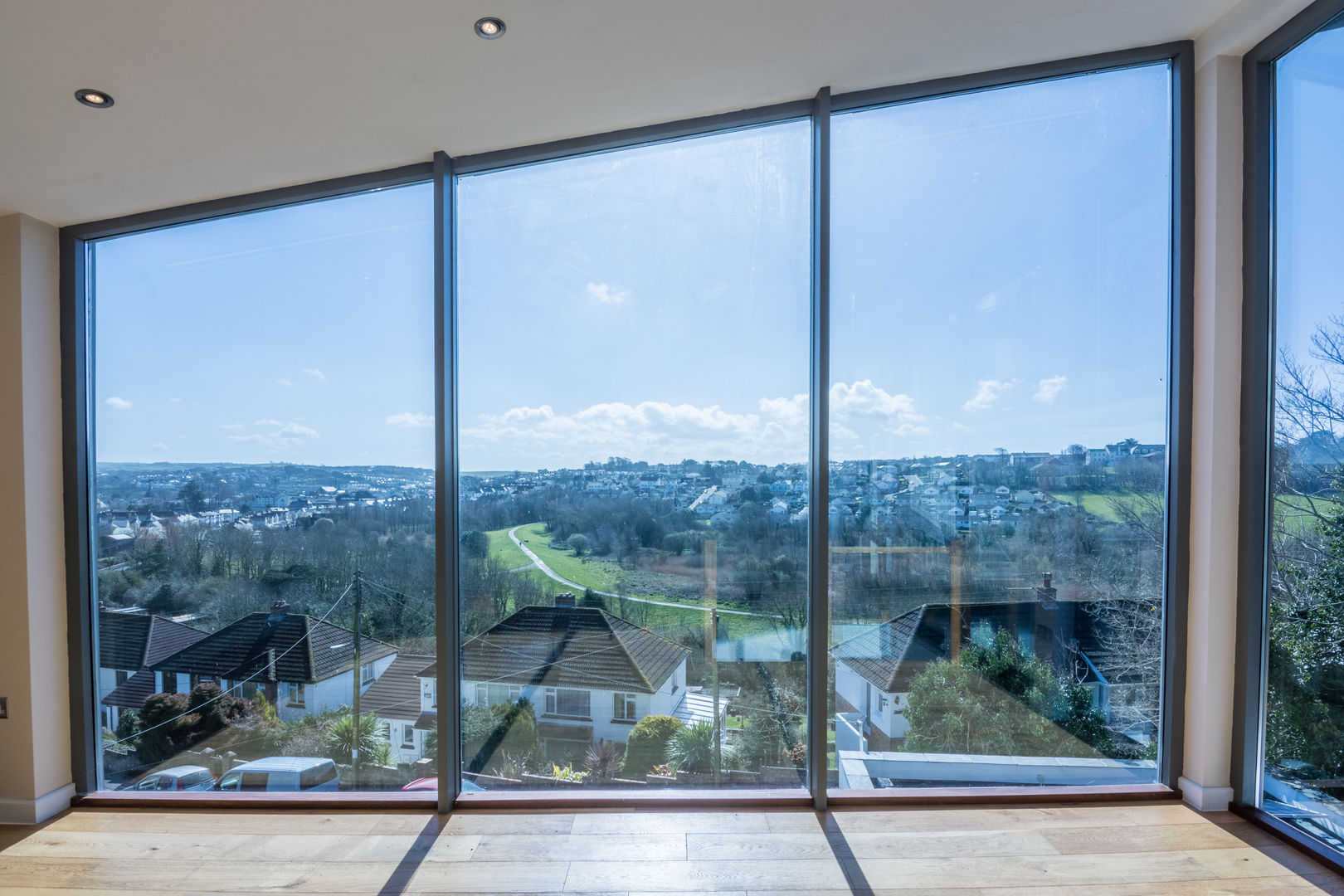 Mallards View, Devon Trewin Design Architects 모던스타일 거실