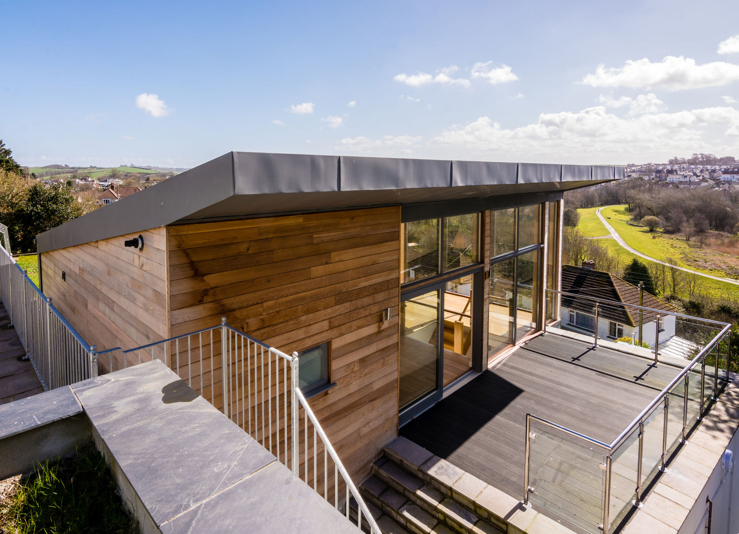 Mallards View, Devon Trewin Design Architects Casas estilo moderno: ideas, arquitectura e imágenes