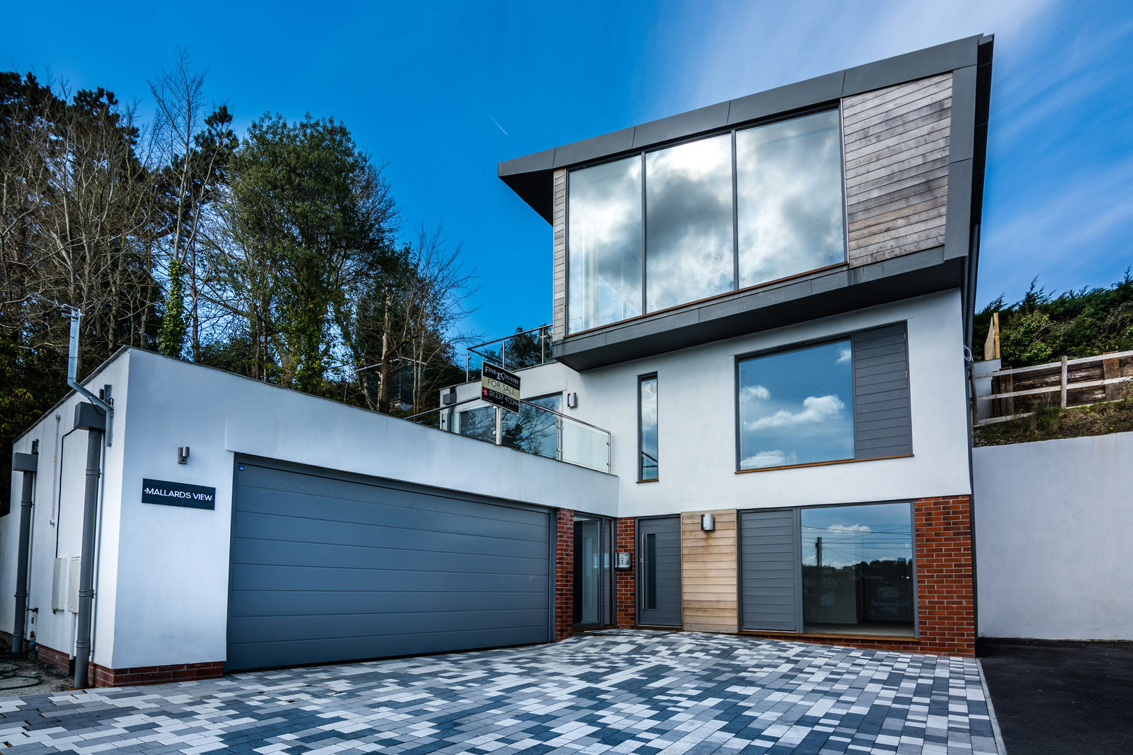 Mallards View, Devon Trewin Design Architects Casas modernas