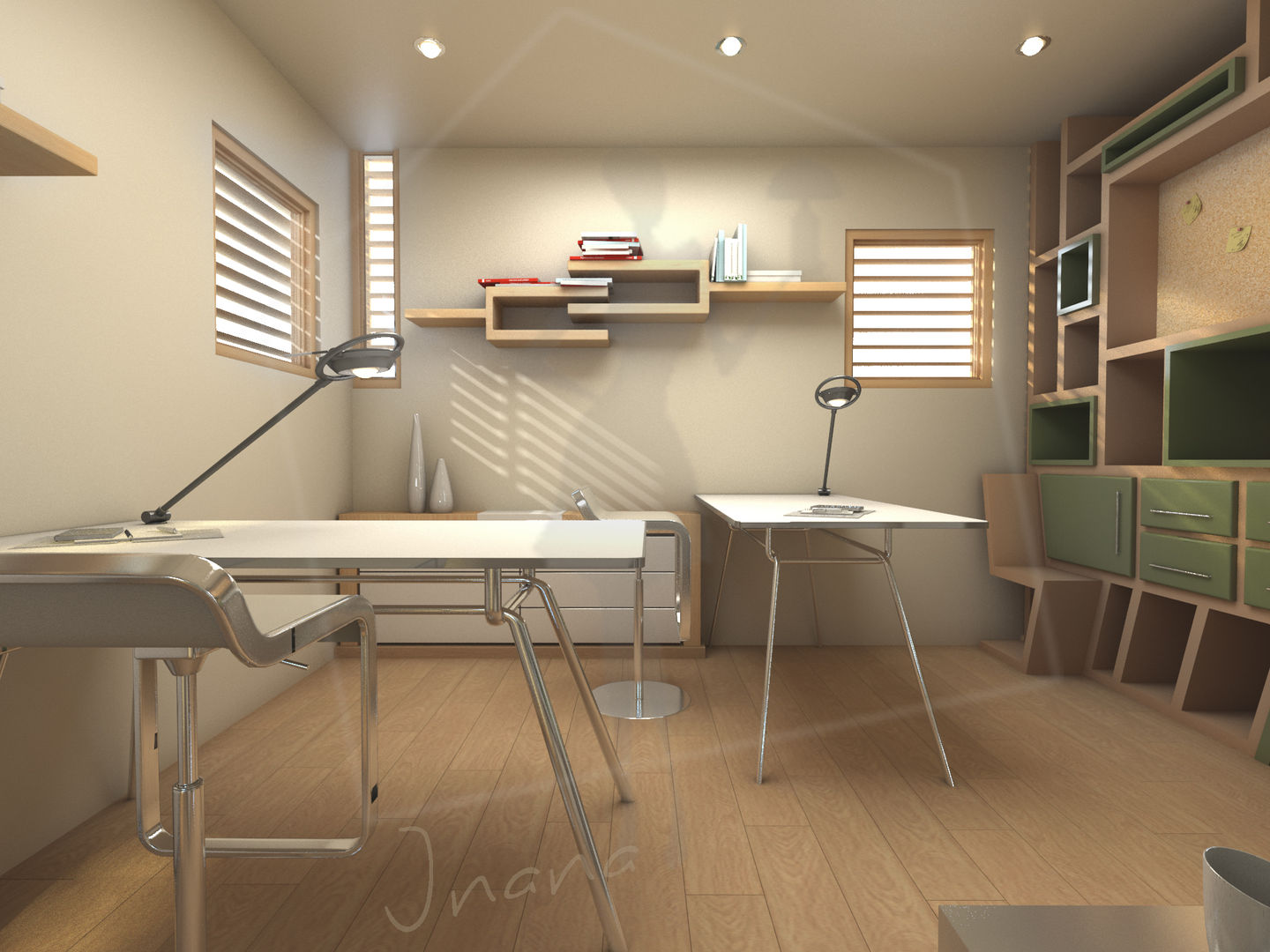 homify Ruang Studi/Kantor Modern Kayu Wood effect
