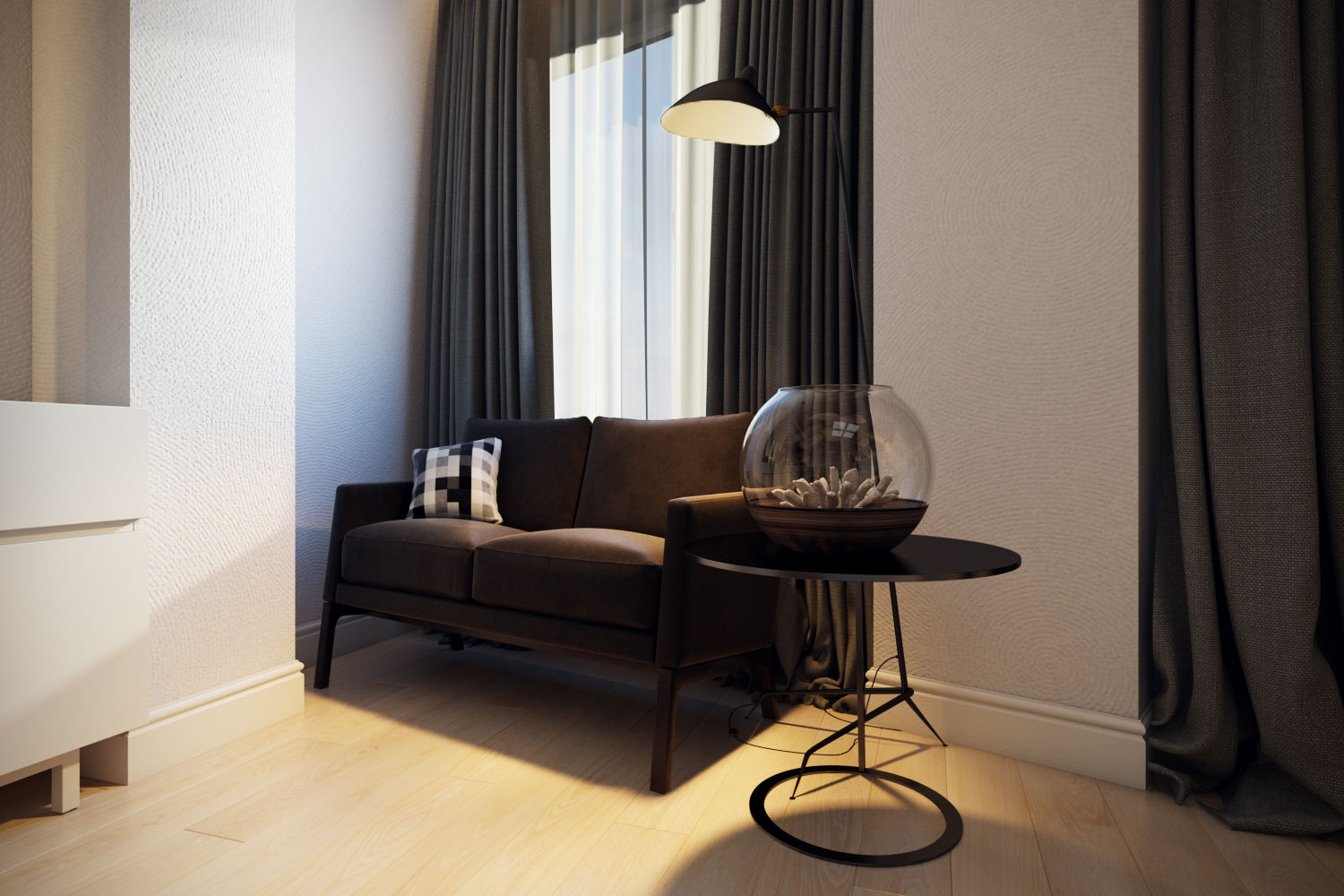 ЖК "Престиж", Design Studio Details Design Studio Details Eclectic style bedroom