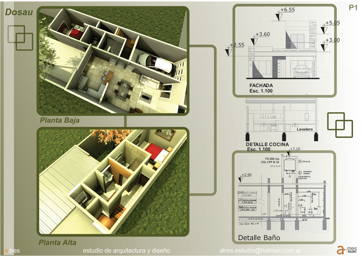 El proyecto A TRES ESTUDIO