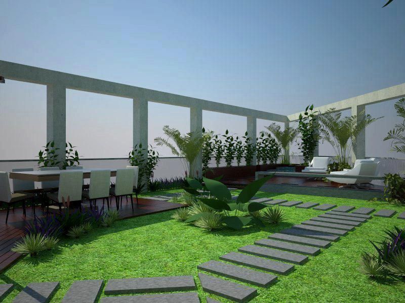 homify Modern balcony, veranda & terrace