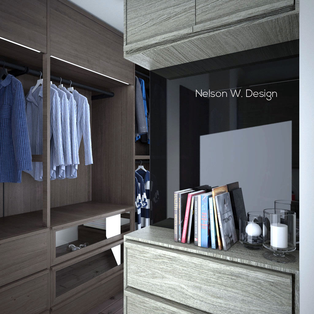 The Long Beach | Hong Kong, Nelson W Design Nelson W Design Dormitorios modernos: Ideas, imágenes y decoración