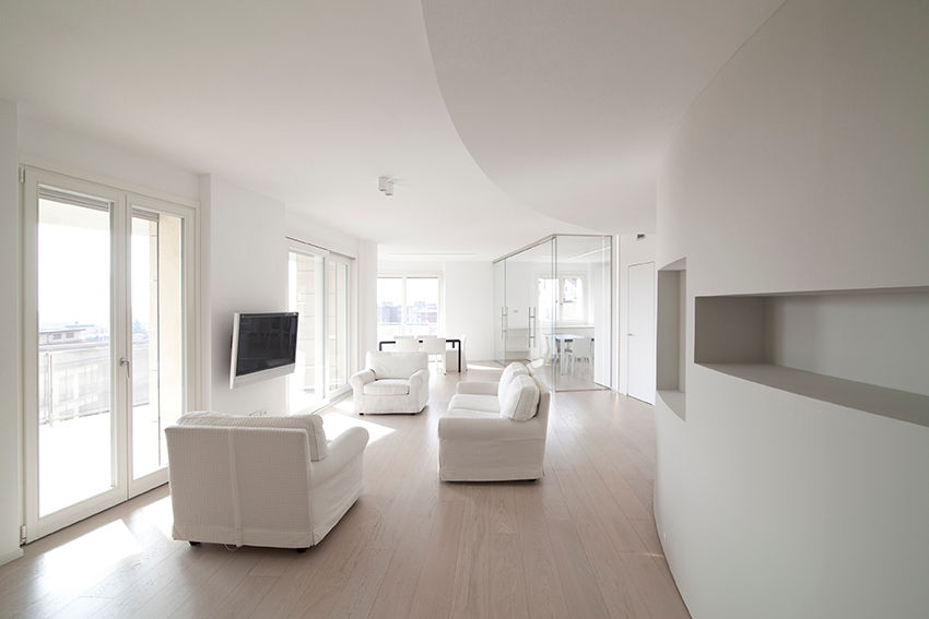 Attico Villa Lieta, RWA_Architetti RWA_Architetti Living room