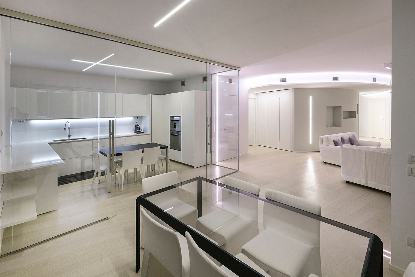 Attico Villa Lieta, RWA_Architetti RWA_Architetti Minimalist kitchen